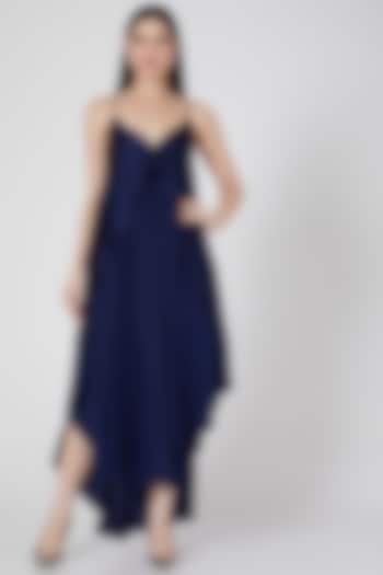 Navy Blue Reversible Dress by Stephany