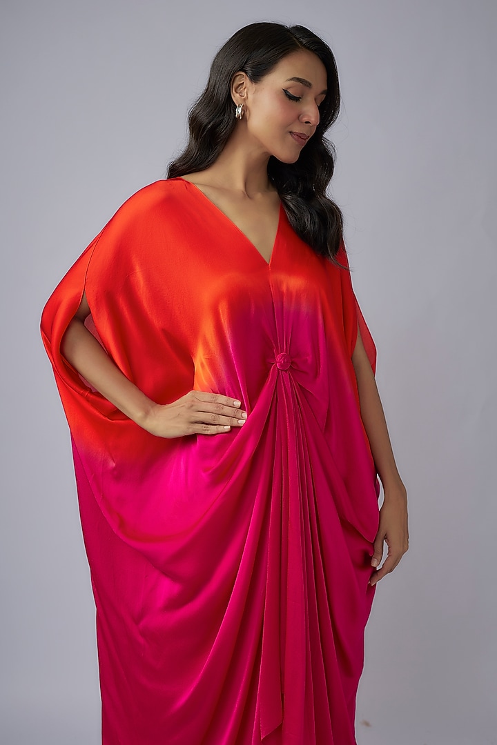 Pink Silk Crepe Ombre Co-Ord Set by Stephany at Pernia's Pop Up Shop