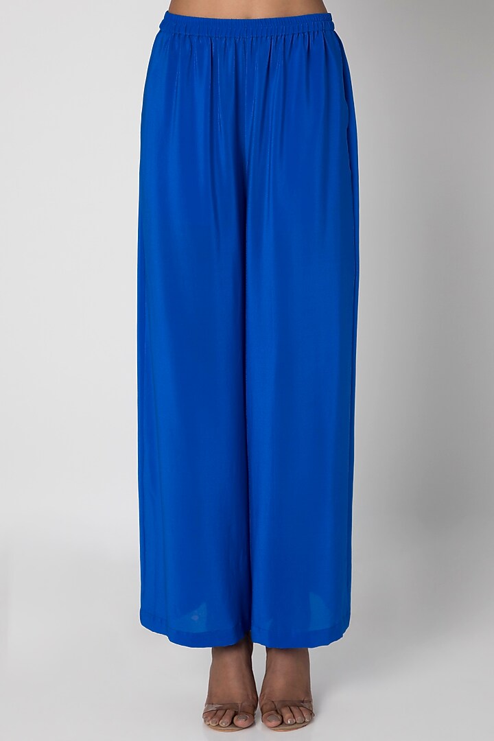 Cobalt Blue Tunic With Trousers by Stephany at Pernia's Pop Up Shop