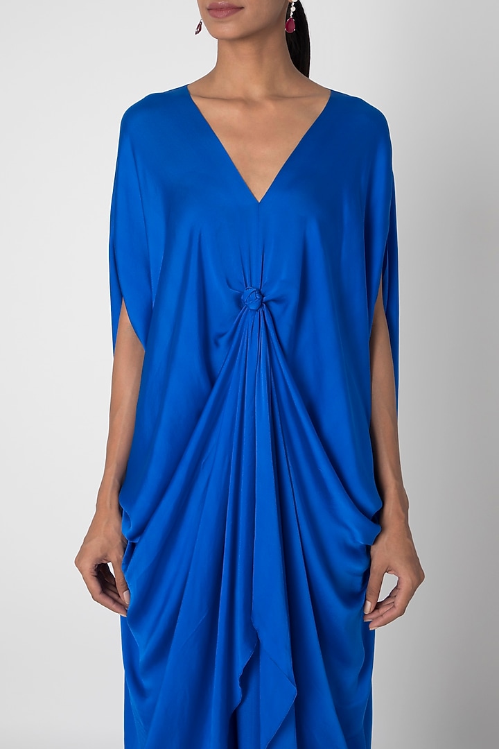 Cobalt Blue Tunic With Trousers by Stephany at Pernia's Pop Up Shop