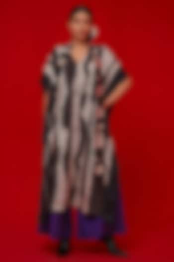 Aubergine Crushed Cotton Pants by STOIQUE at Pernia's Pop Up Shop