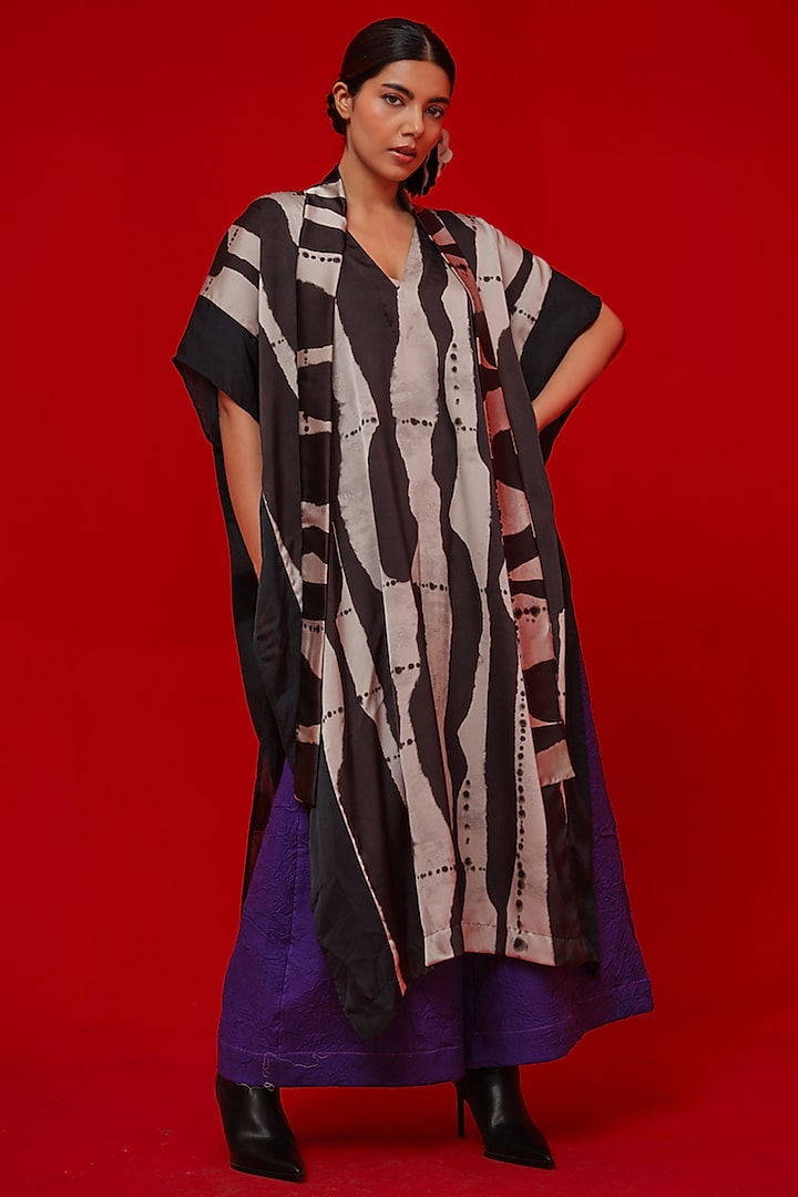 Aubergine Crushed Cotton Pants by STOIQUE at Pernia's Pop Up Shop