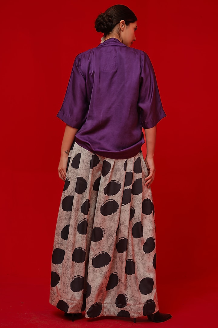 Aubergine Satin Top by STOIQUE at Pernia's Pop Up Shop