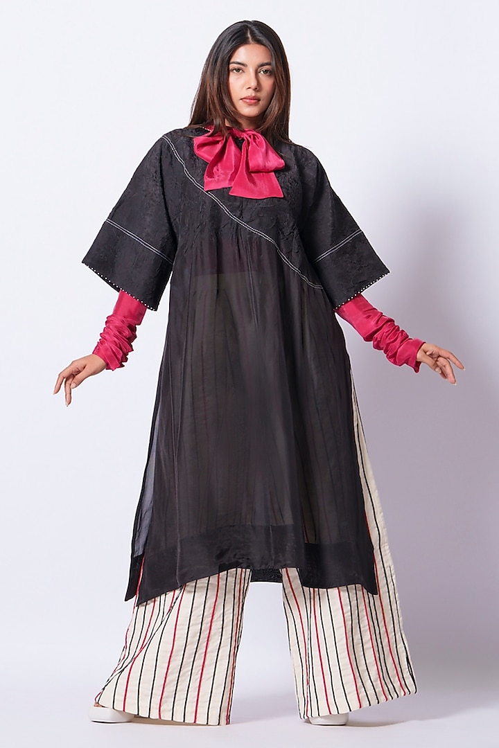 Multi-Colored Handwoven Cotton Trousers by STOIQUE at Pernia's Pop Up Shop