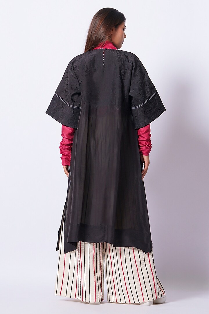 Multi-Colored Handwoven Cotton Trousers by STOIQUE at Pernia's Pop Up Shop