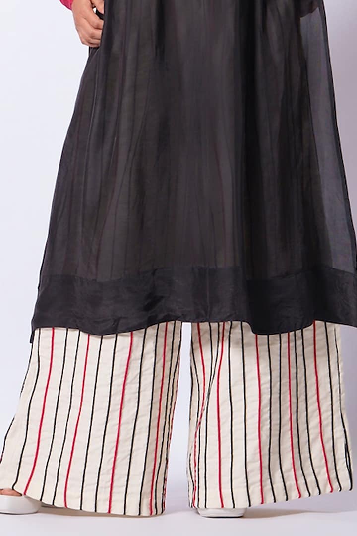 Multi-Colored Handwoven Cotton Trousers by STOIQUE at Pernia's Pop Up Shop