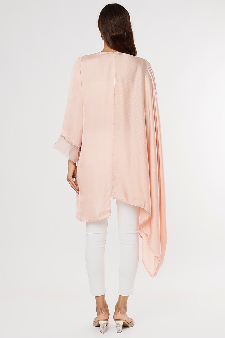Blush Pink A-Line Tunic by Shruti Ranka at Pernia's Pop Up Shop