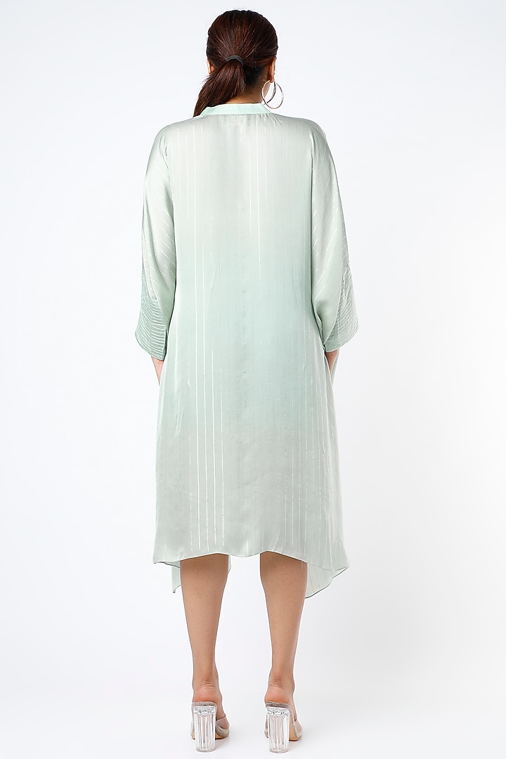 Ice Blue Oversized Tunic by Shruti Ranka at Pernia's Pop Up Shop