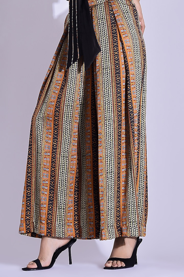 Multi-Colored Cotton Silk Digital Printed Co-Ord Set by Studio Surbhi at Pernia's Pop Up Shop
