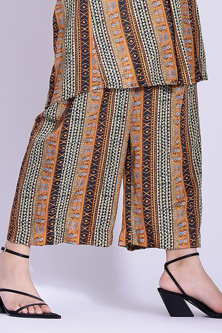 Multi-Colored Cotton Silk Digital Printed Kurta Set by Studio Surbhi at Pernia's Pop Up Shop