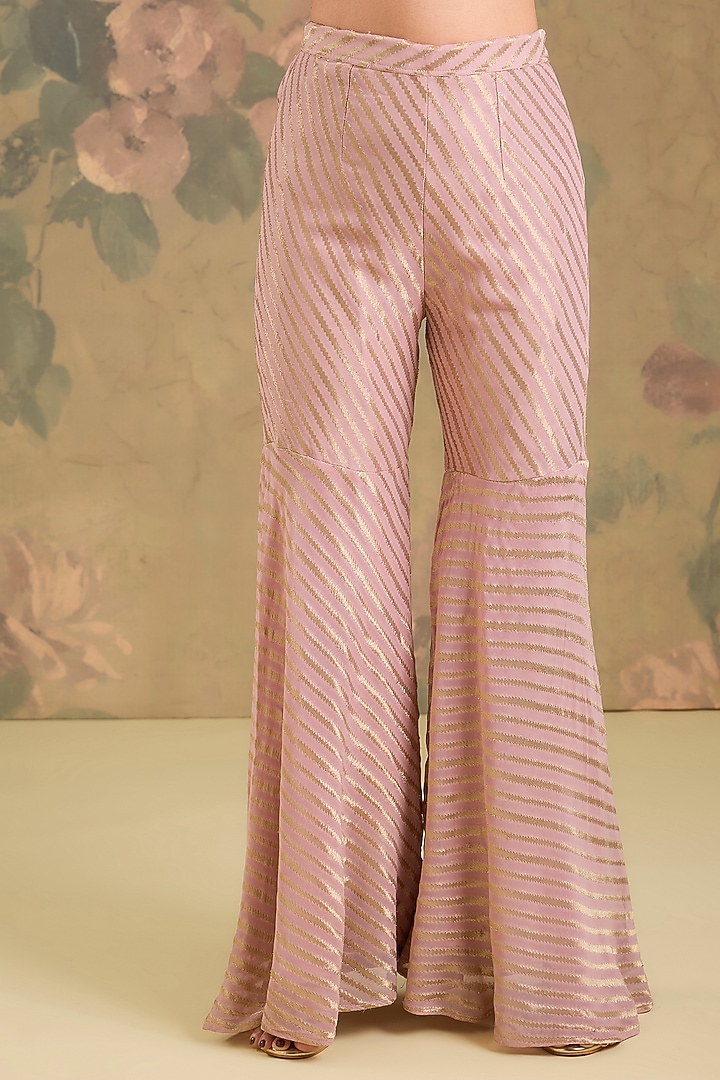 Pink Banarasi Gharara Set by Studio A at Pernia's Pop Up Shop