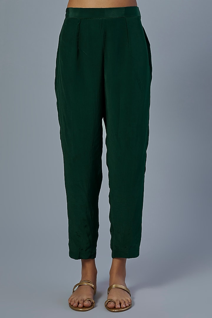 Green Embroidered Co-ord Set