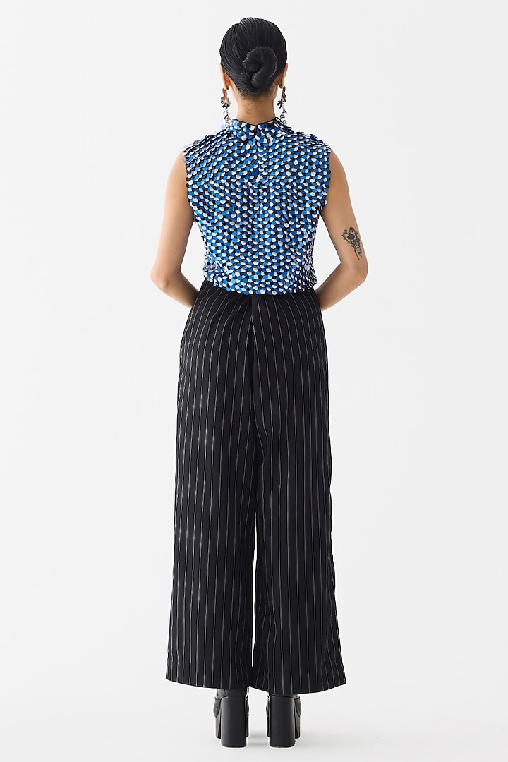 Multi-Colored Organza Sequin Embroidered Top by Studio Rigu at Pernia's Pop Up Shop