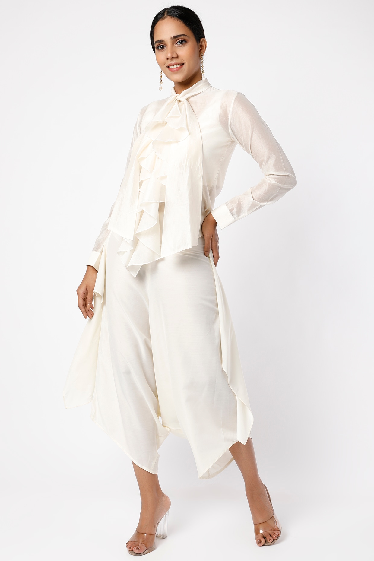 Off White Dhoti - Buy Off White Dhoti online in India