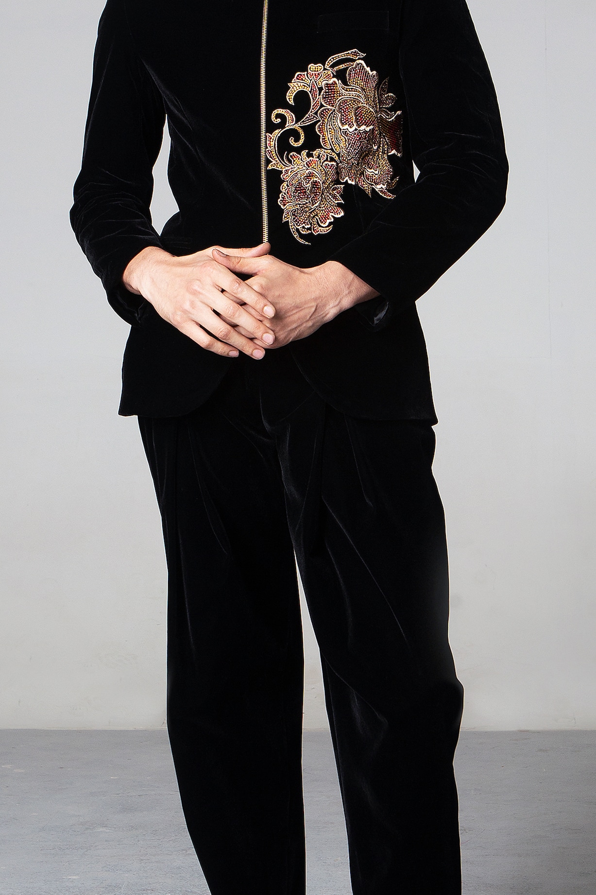 Siddartha Tytler Men's Velvet Pants