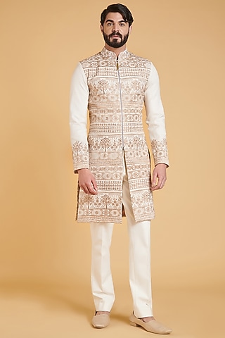 Designer Groom Outfits - Buy Latest Sherwanis, Indo-Westerns, Kurta Sets,  Nehru Jackets, & More Online 2026