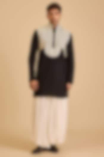 Ivory French Rayon Balloon Harem Pants by Siddartha Tytler Men at Pernia's Pop Up Shop