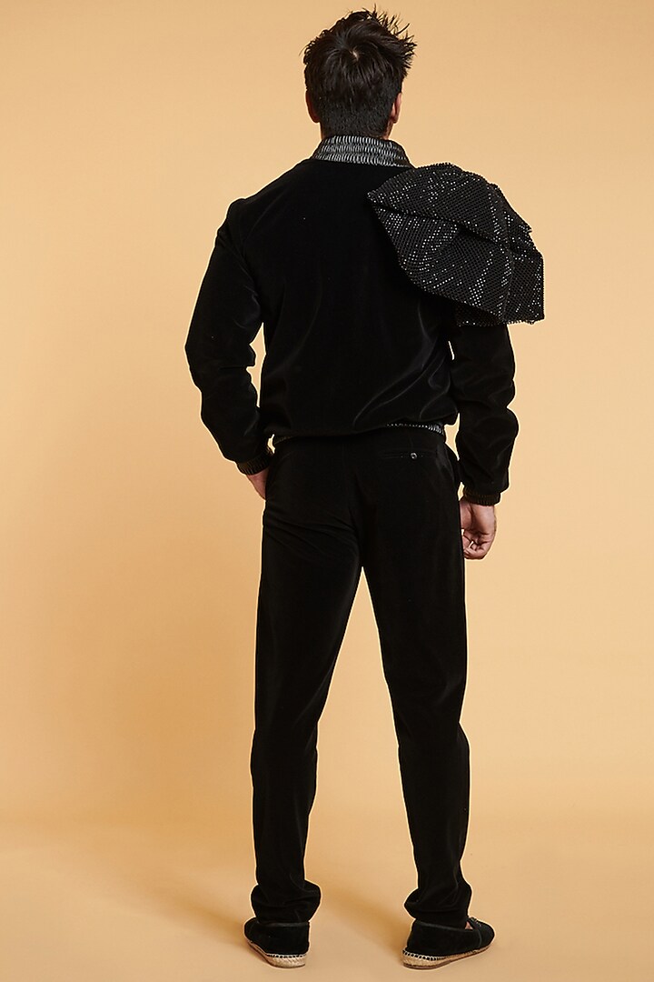 clothing mens velvet bomber jacket