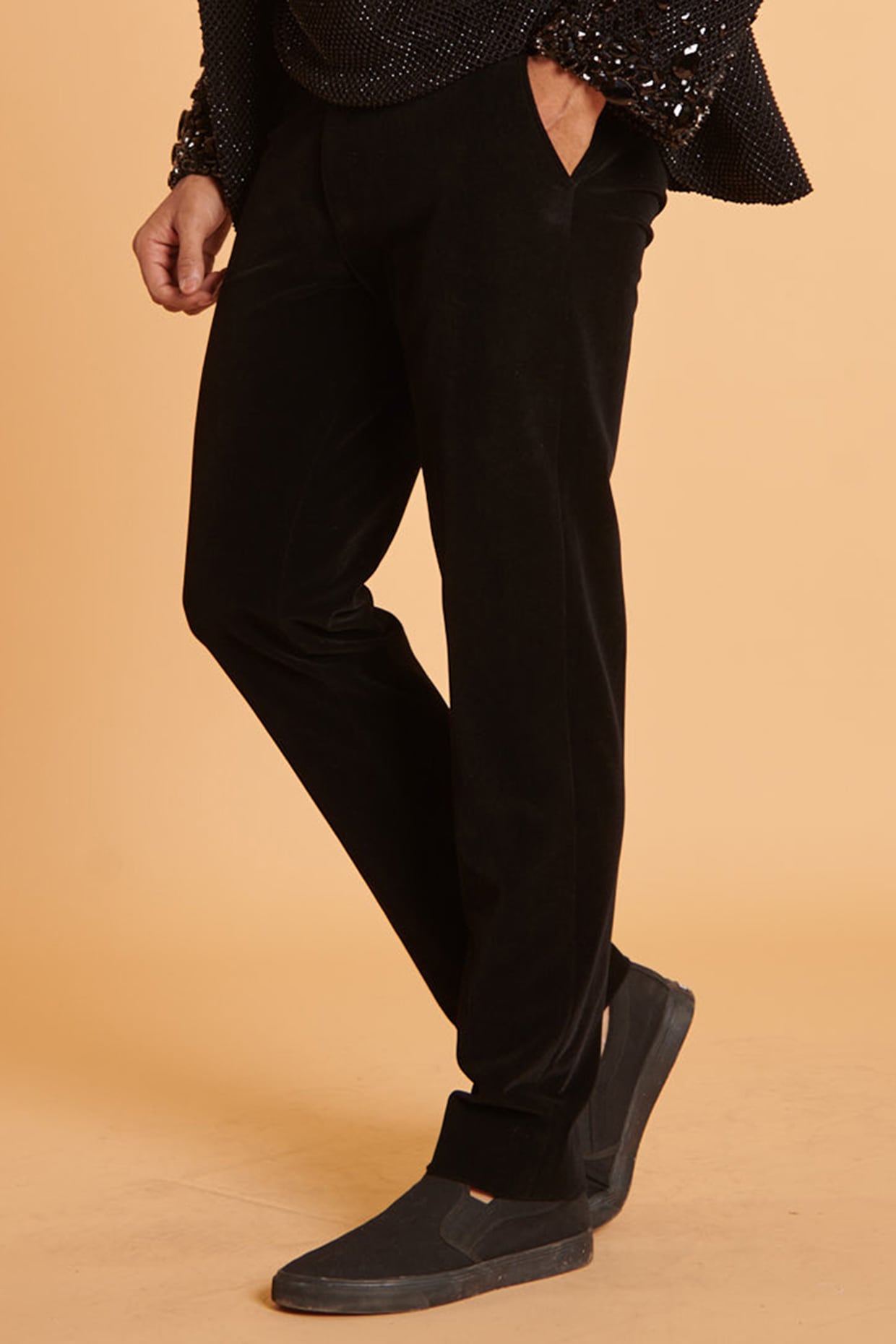 J.crew Size 34R Men's Black Velvet Pants/soft Black Velvet Cotton Pants -  Etsy