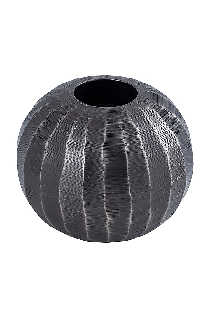 Black Nickel Aluminium Candle Holder by Taho Living at Pernia's Pop Up Shop