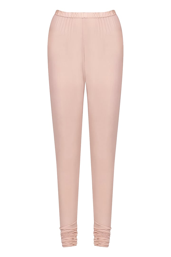 Blush pink embroidered kurta with attached dupatta set available only at Pernia's Pop Up Shop.