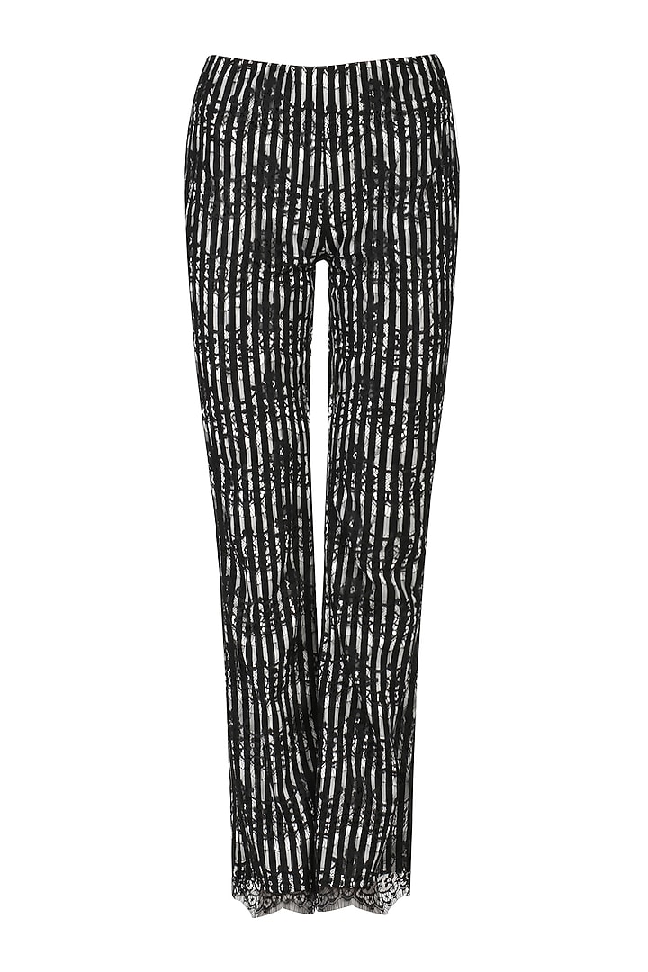 Black and white lace pants available only at Pernia's Pop Up Shop.