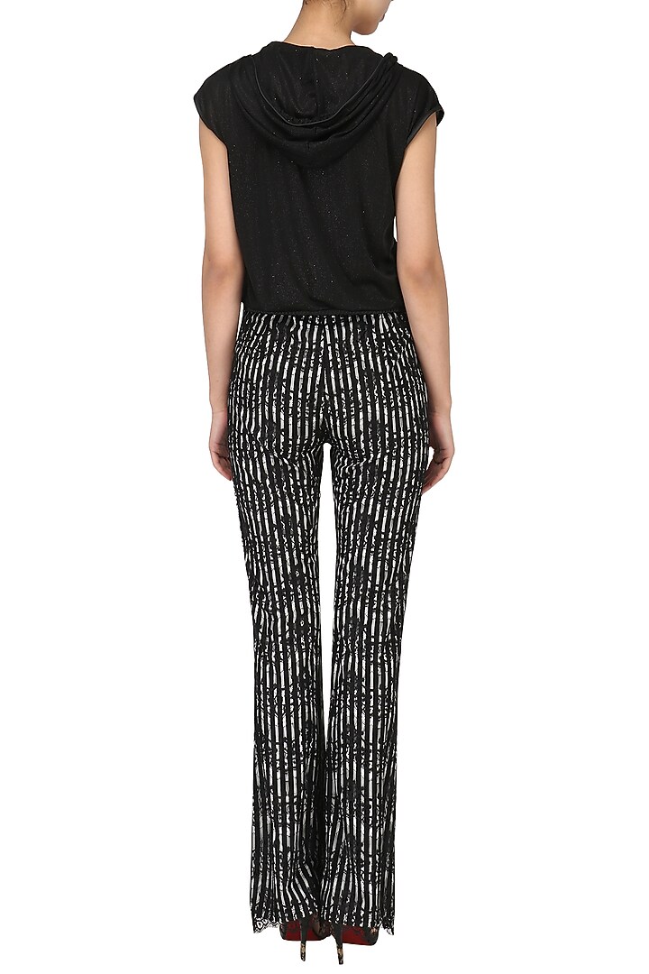 Black and white lace pants available only at Pernia's Pop Up Shop.