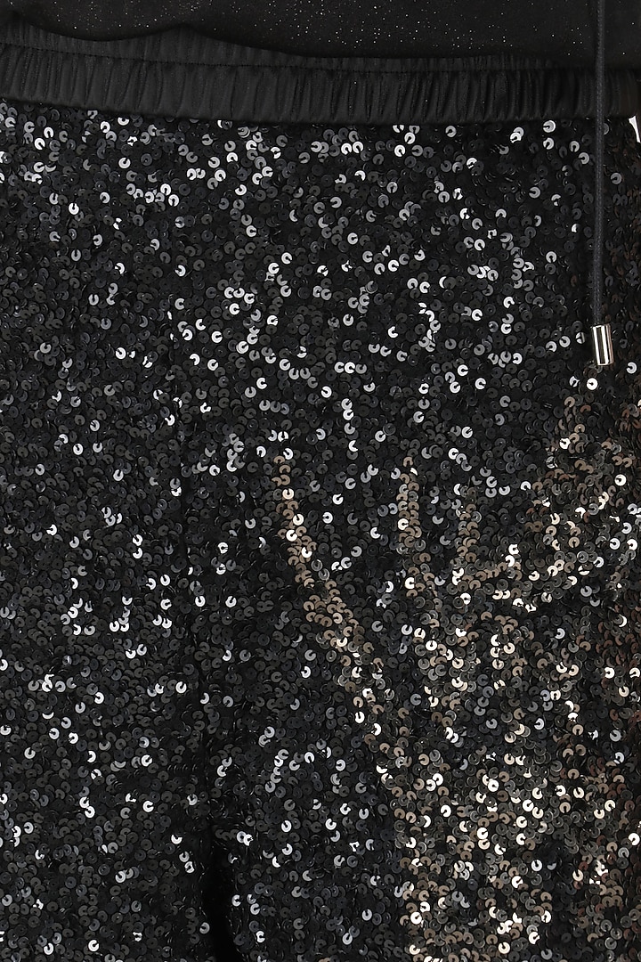Black sequined pants available only at Pernia's Pop Up Shop.