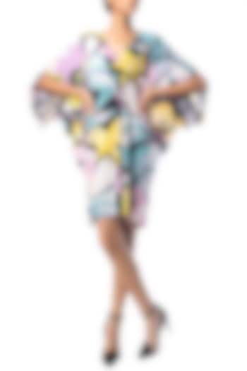 Multi-colour floral print sequins kaftan available only at Pernia's Pop Up Shop.