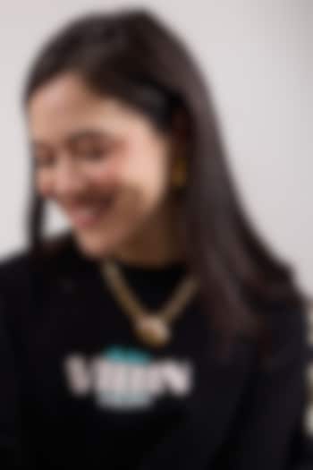 Gold Plated Brass Shell Pendant Necklace by SUCRA at Pernia's Pop Up Shop