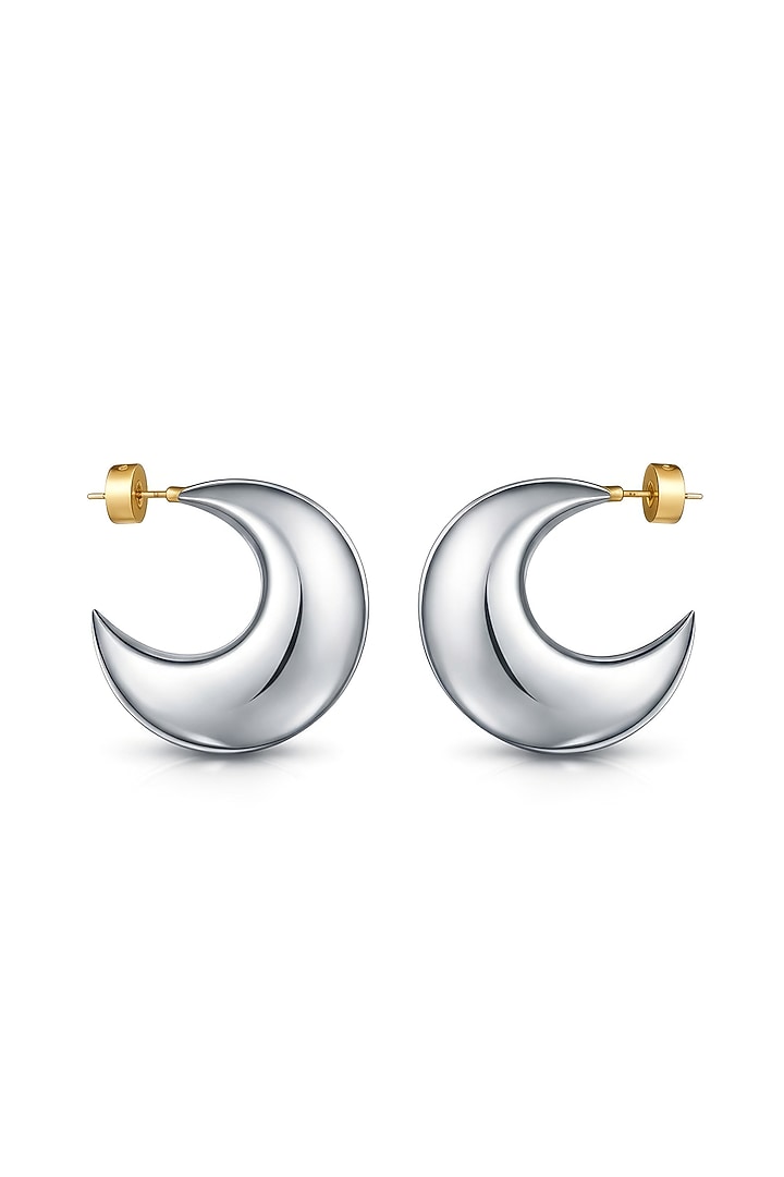 Gold Plated Brass Hoop Earrings by SUCRA at Pernia's Pop Up Shop