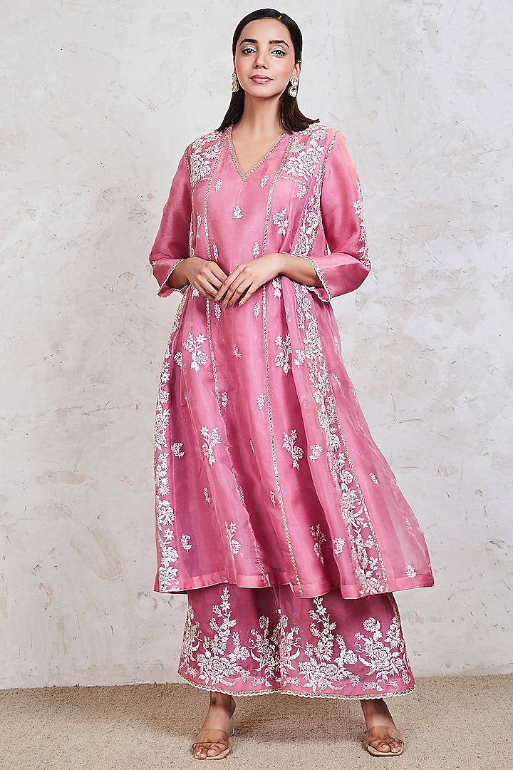 gara dress design Off White Embroidered Garara Suit: Pakistani Bridal Outfit Eid
