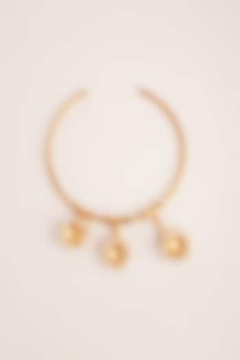 Gold Finish Pearl Anklet by Suhani Pittie