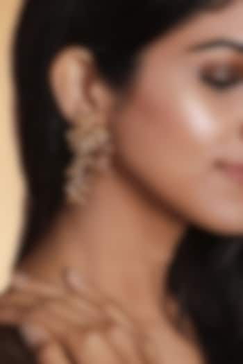 Gold Finish Earcuffs by Suhani Pittie at Pernia's Pop Up Shop