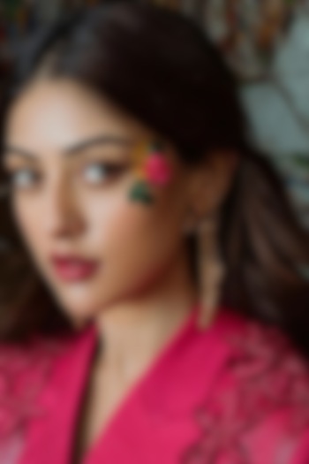 Gold Plated Tassel Chain Earrings by Suhani Pittie at Pernia's Pop Up Shop