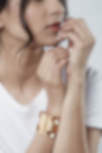 Gold Plated 7 Drop Cuff by Suhani Pittie at Pernia's Pop Up Shop