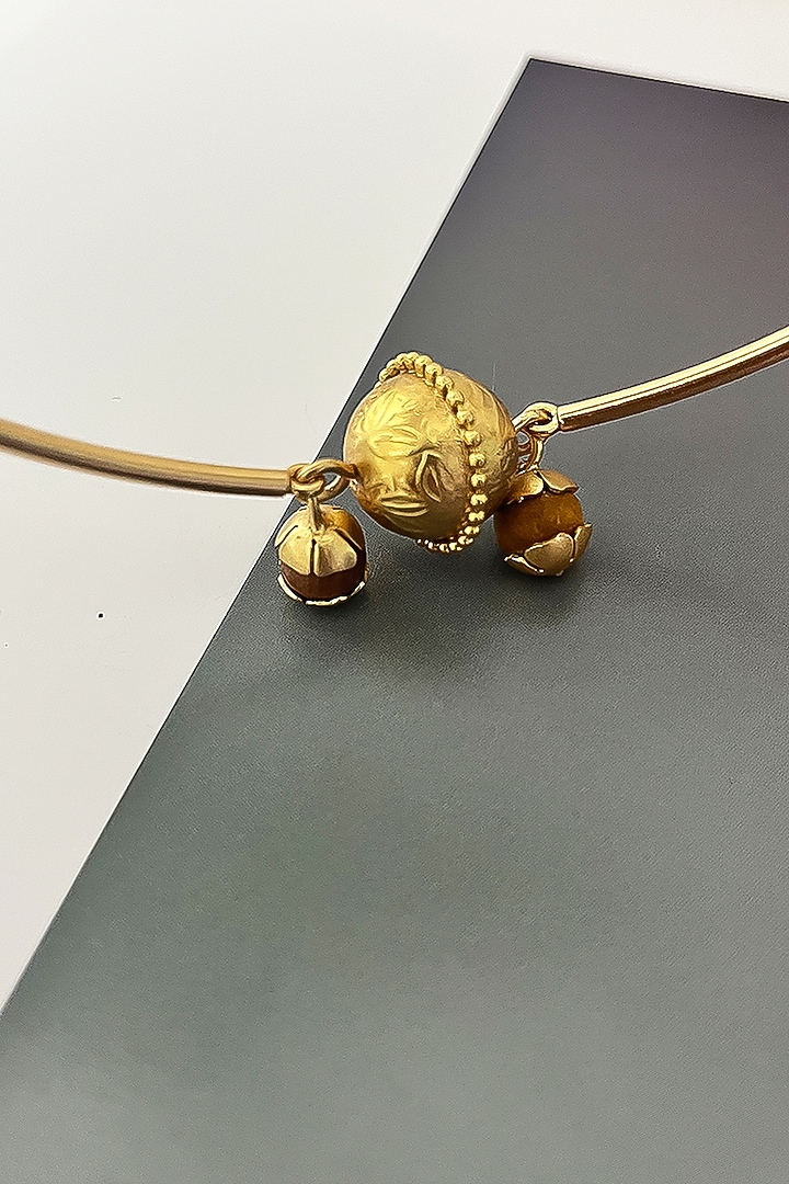 Gold Plated Statement Sarvani Choker Necklace by Suhani Pittie at Pernia's Pop Up Shop