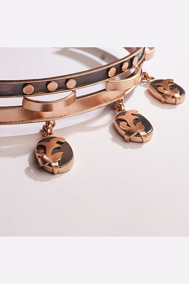 Gold Plated Copper Choker Necklace by Suhani Pittie at Pernia's Pop Up Shop