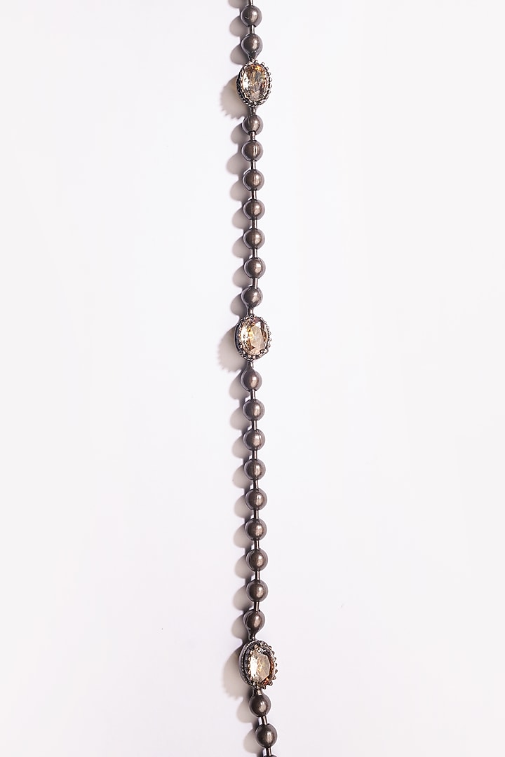 Gold Plated Crystal & Beaded Necklace by Suhani Pittie at Pernia's Pop Up Shop
