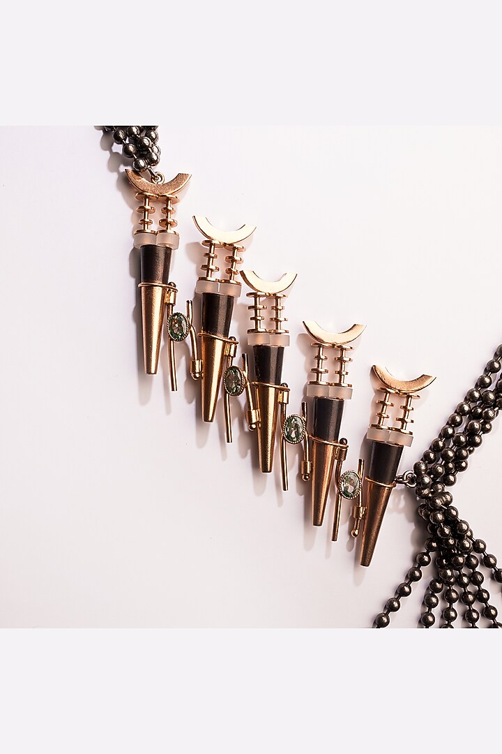 Gold Plated Copper Necklace by Suhani Pittie at Pernia's Pop Up Shop