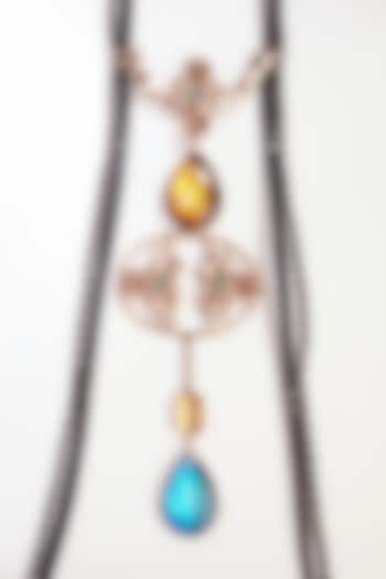 Gold Plated Crystal Necklace by Suhani Pittie at Pernia's Pop Up Shop