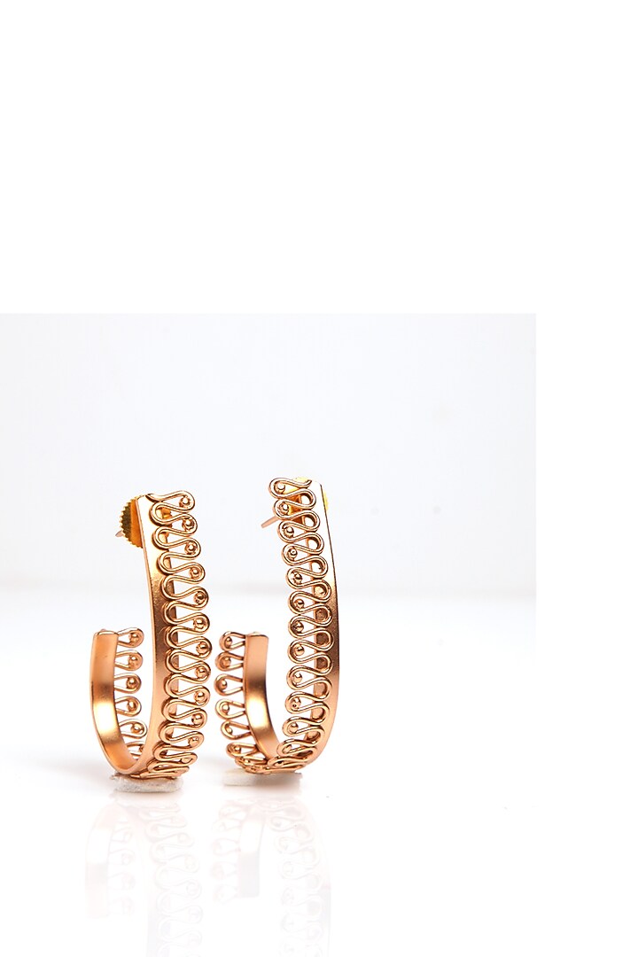 Gold Plated Handmade Earrings by Suhani Pittie at Pernia's Pop Up Shop