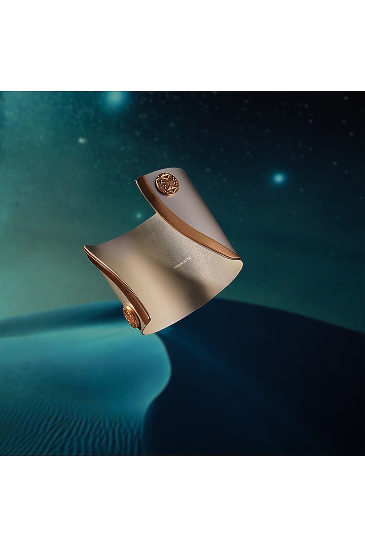 Two Tone Finish Openable Cuff In Copper by Suhani Pittie at Pernia's Pop Up Shop