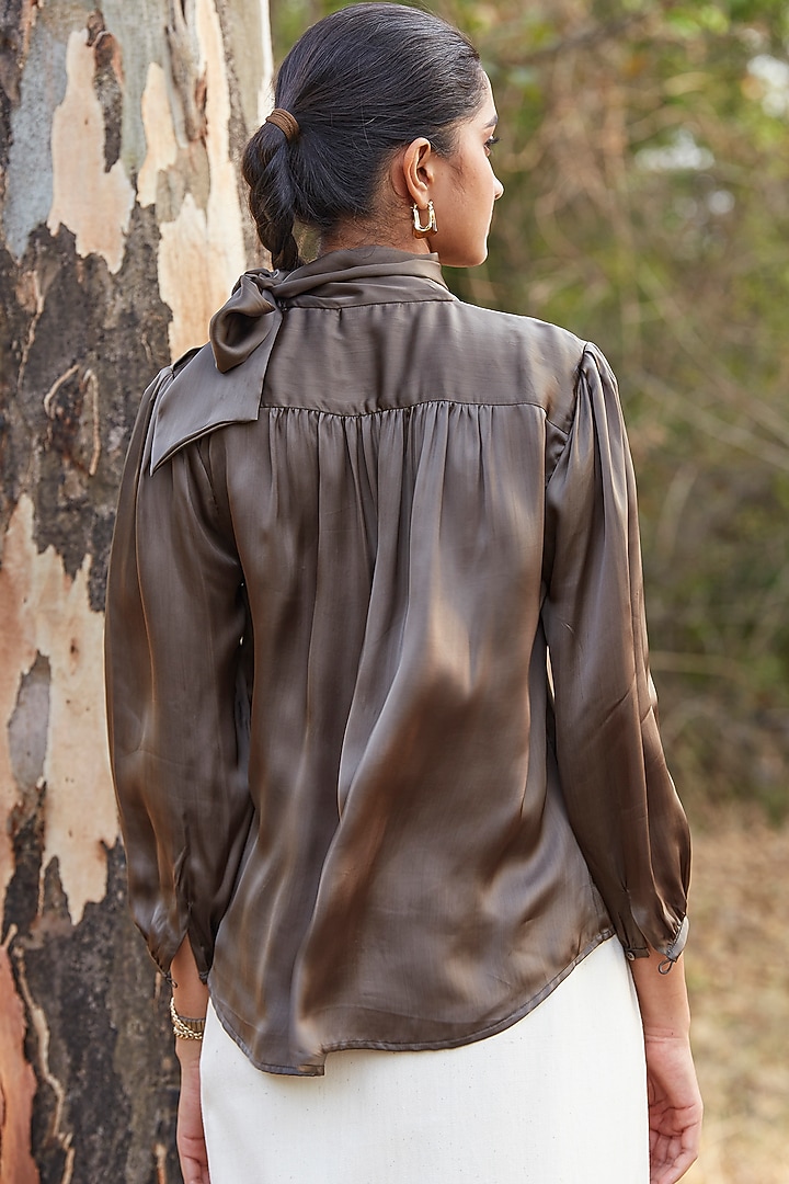 Olive Long Sleeved Top by The Summer House at Pernia's Pop Up Shop
