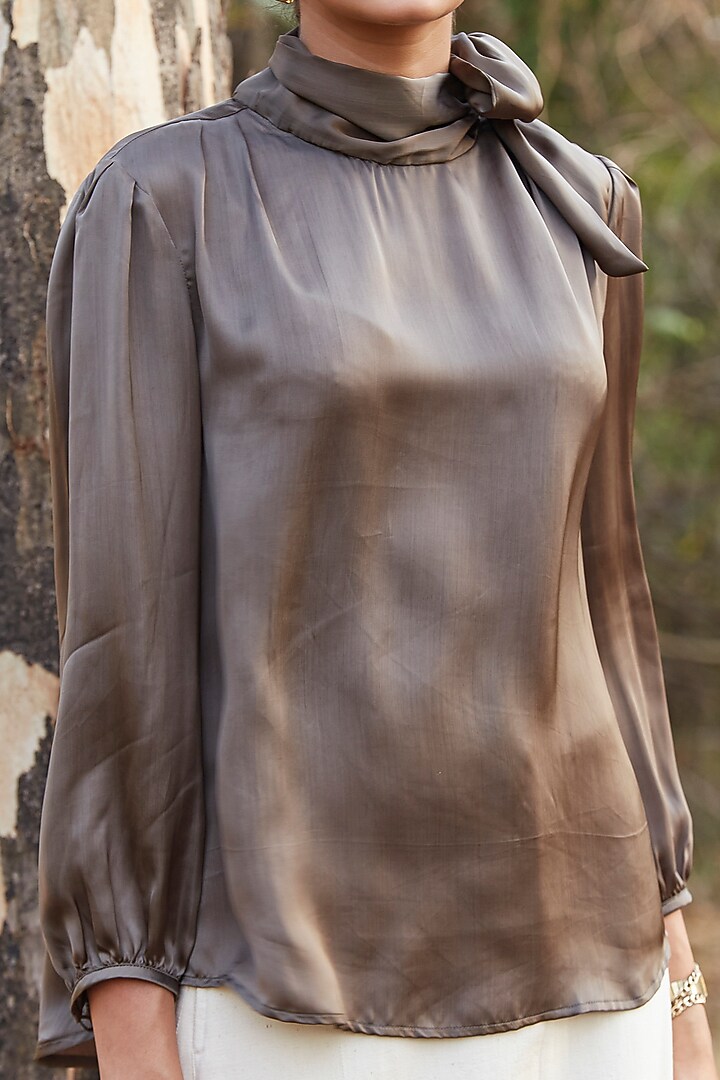 Olive Long Sleeved Top by The Summer House at Pernia's Pop Up Shop