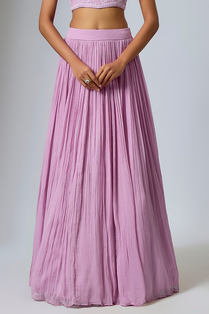 Purple Organza Dori Work Cape Set by Suhino at Pernia's Pop Up Shop