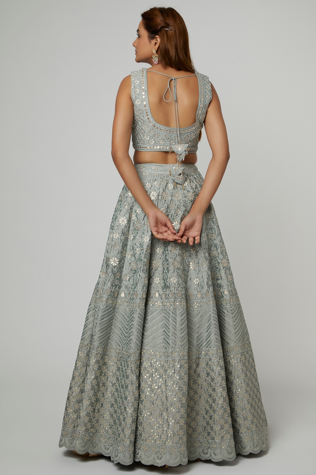 Page 2 of Grey Lehengas