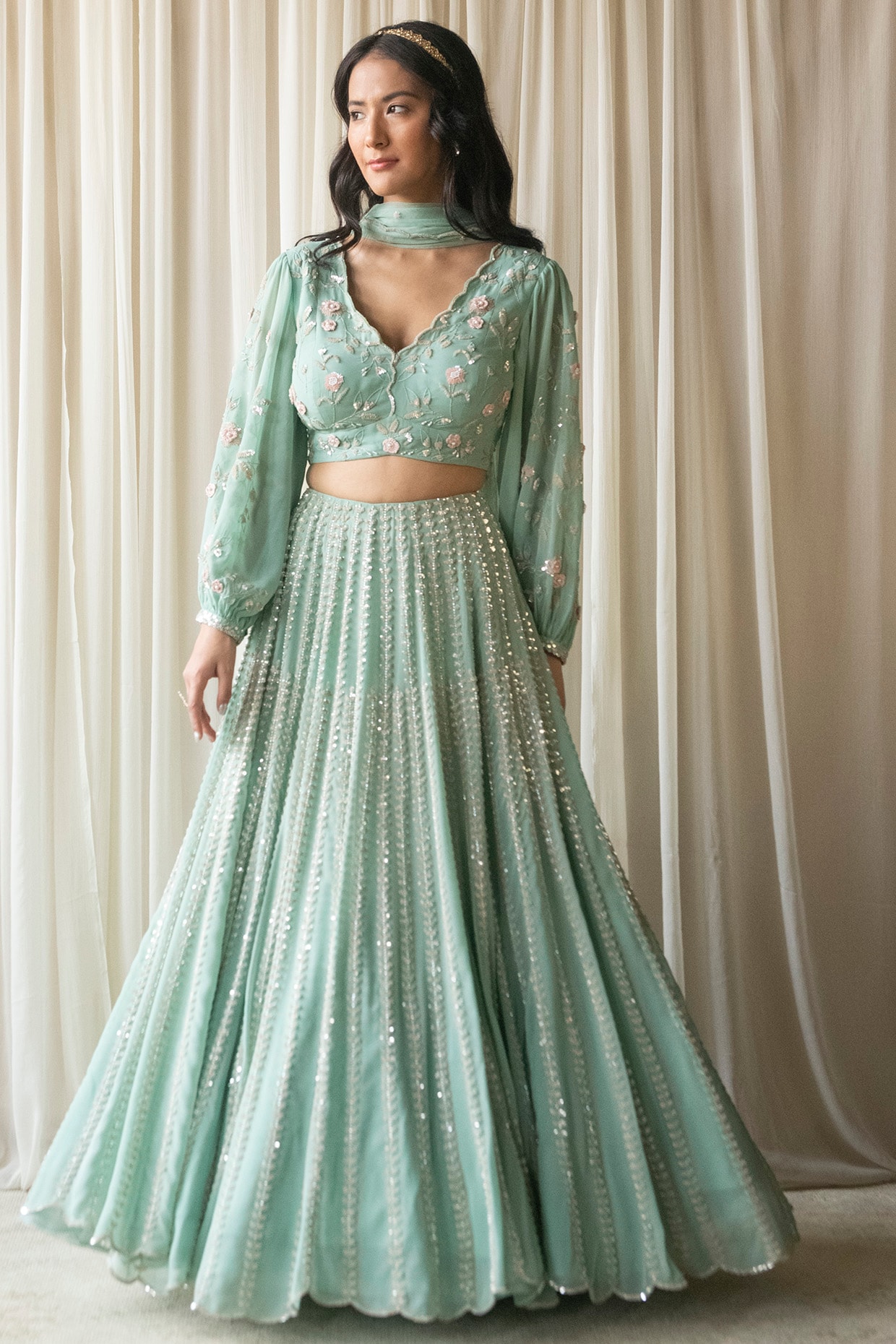 WeddingSutra - Bride - Menaka Lehenga - Summer by Priyanka Gupta Photos  Courtesy - Shades | Facebook