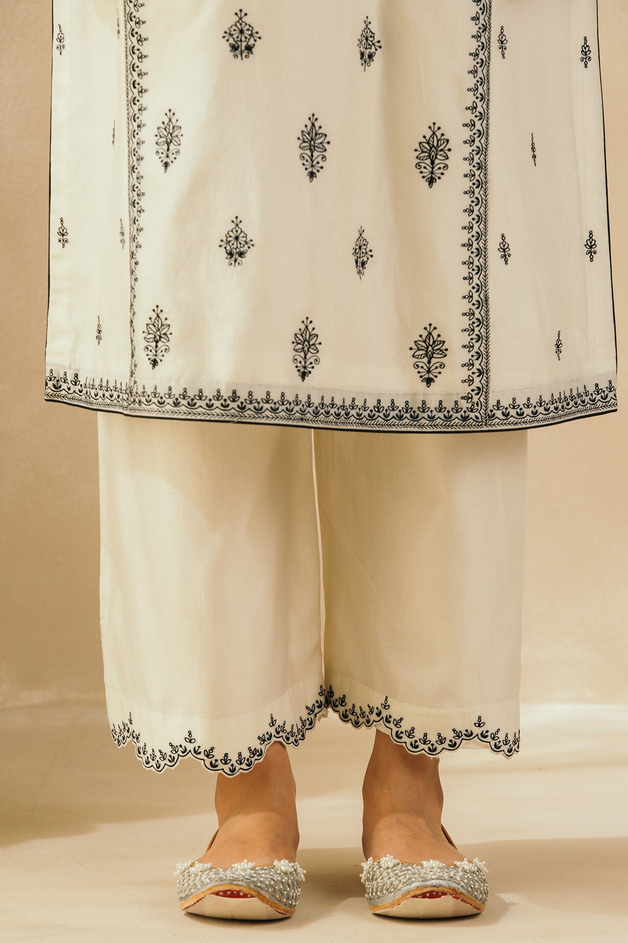 Shadowleaf Elegance Silk Slub Kalidar Kurta Top Mc main image 1
