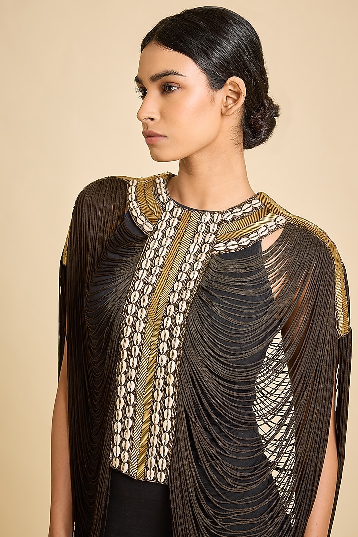 Olive Cotton Necklace Top by SurilyG at Pernia's Pop Up Shop